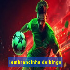 lembrancinha de bingo